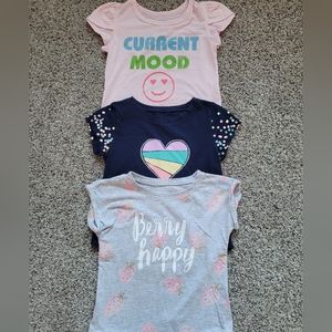 Girls 3t jumping beans lot short sleeve tees